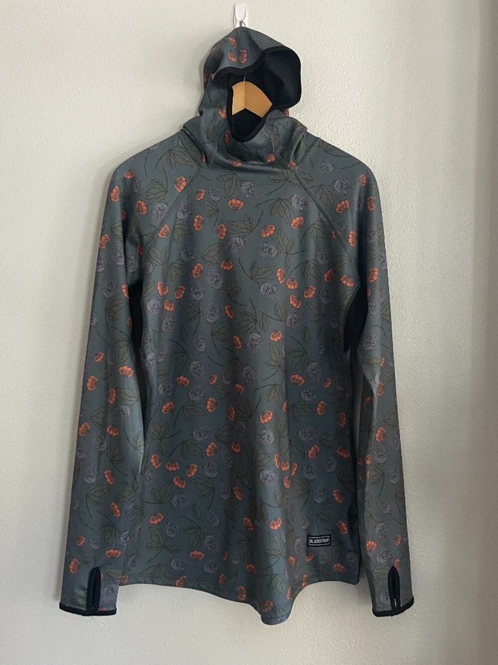 NWT BlackStrap Women’s Cloudchaser Hooded Baselayer Top XL Floral